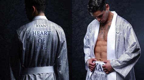 Ryan Garcia Sported Custom Emporio Armani in Match